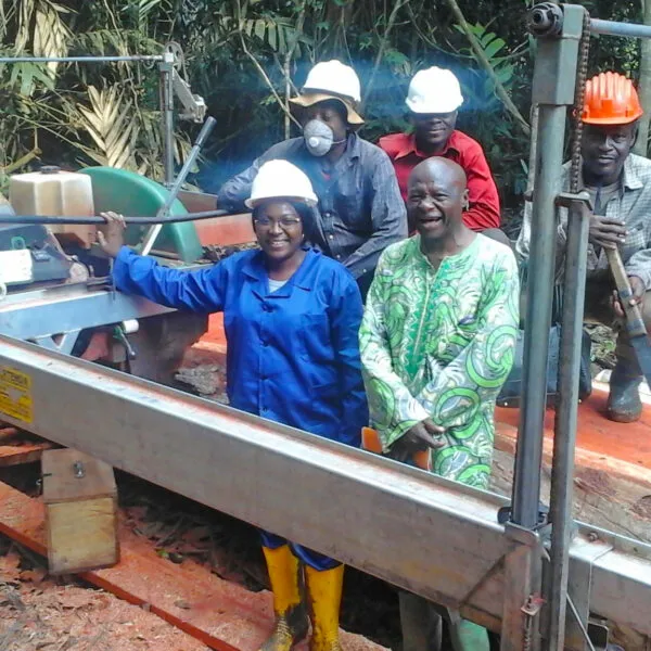 Sawmill training in Cameroon
