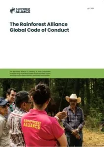 Rainforest Alliance code of conduct cover