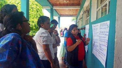 Workshop participants in Verapaces, Guatemala