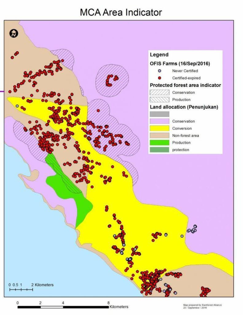 MCA-I Green Prosperity project map