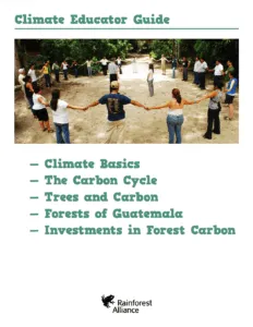 Cover of climate curriculum guide