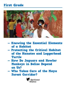 Cover of first-grade curriculum guide