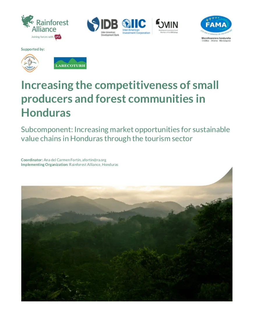 Increasing the Competitiveness of Small Producers and Forest Communities in Honduras thumbnail