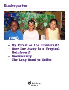 Cover of kindergarten curriculum guide