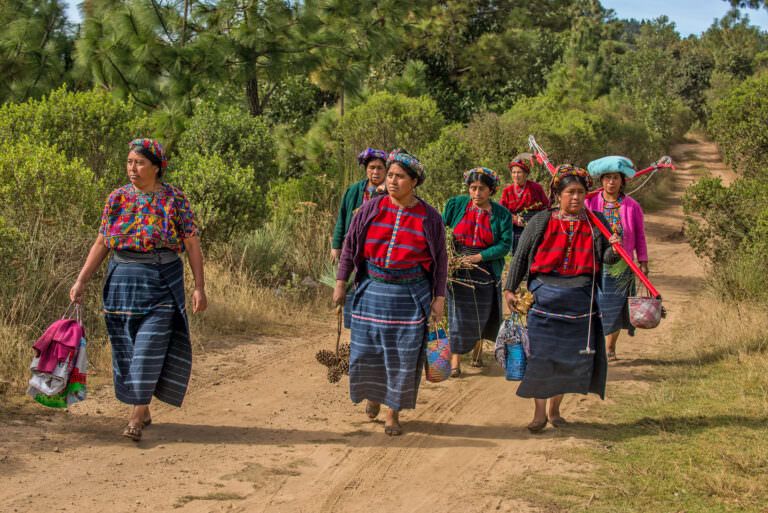 mam indigenous women in cajola guatemala