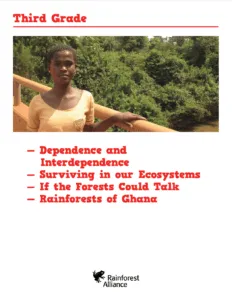 Cover of third-grade curriculum guide