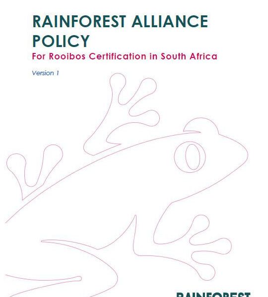 Herbs & Spices Program Joint Rainforest Alliance and UEBT