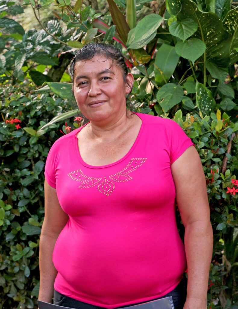 Mexican woman smiling