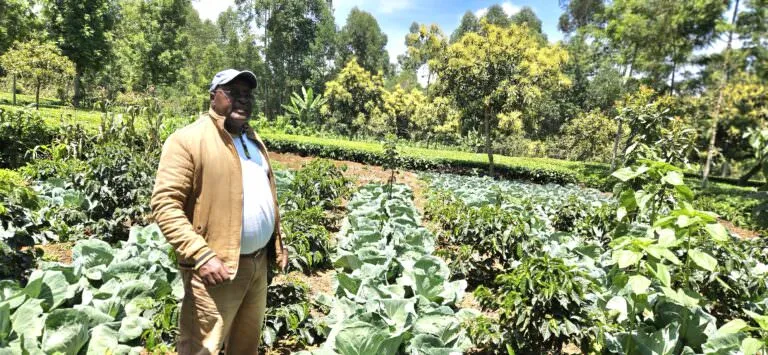 Farmer in Kenya