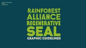 Thumbnail of the Rainforest Alliance Regenerative Agriculture certification seal guidelines.