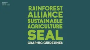 Rainforest Alliance Seal Graphic Guidelines Cover.