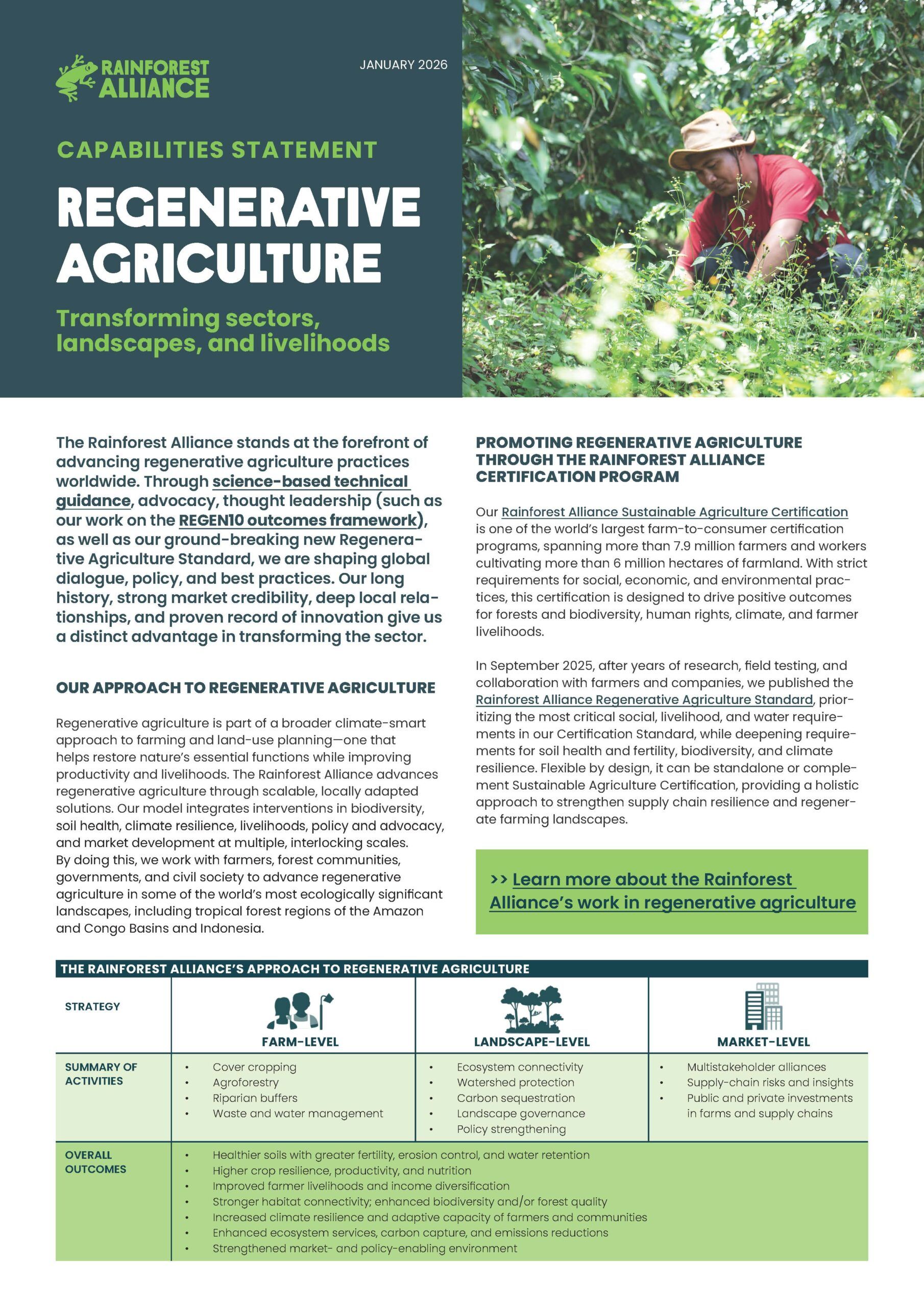 Attachment Details Regenerative Agriculture Capabilities Statement cover.