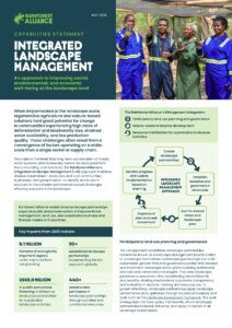 Capabilities Statement: Integrated Landscape Management cover